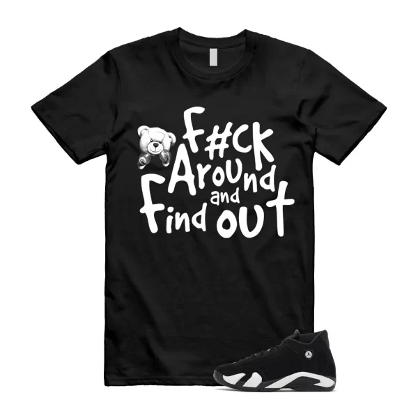 14 Panda Black White Retro Dunk T Shirt Match FCK, 487471-016