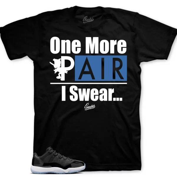 Sneaker Tees To Match Jordan 11 Low Space Jam Shoes 2024 - One More Pair Shirt FV5104-004