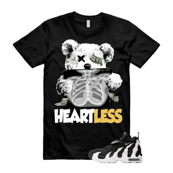 Air DT Max 96 Black White Varsity Maize T Shirt Match HEART ,HM8249-001