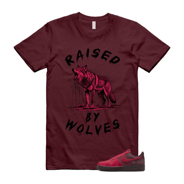 Air Force 1 Layers of Love University Red Burgundy Crush Gym Team Red Pacific Moss Low T Shirt Match RBW ,FZ4033-657