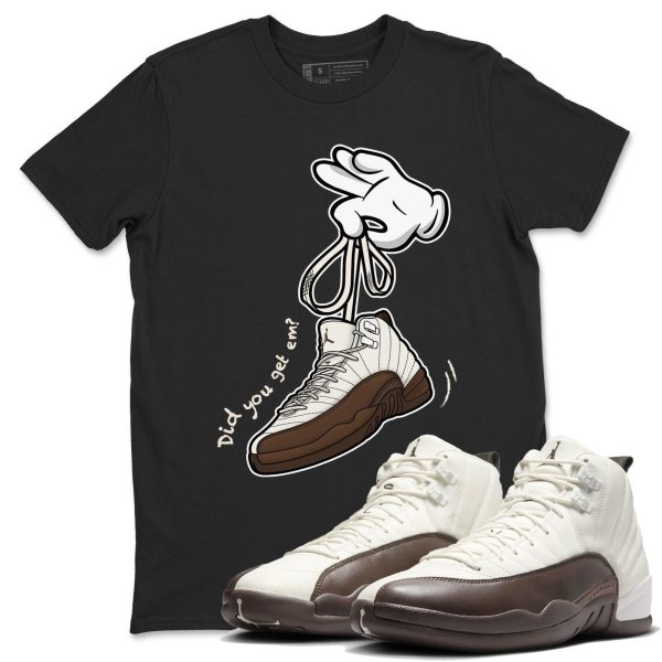 Cartoon Hands Unisex Graphic T-Shirts To Match Sneakers 12 Baroque Brown, FZ5026-100