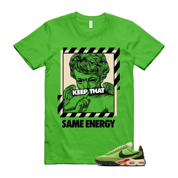 Air Max Waffle Green Racer Action Altitude Black Orange T Shirt Match ENERGY FV6946-301