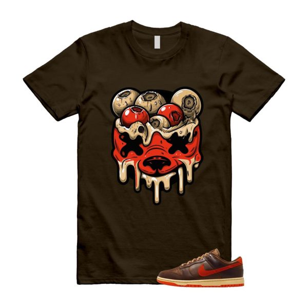 Dunk British Brown Light Tan Sesame Picante Red T Shirt Match DBEAR HQ3448-262