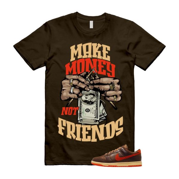 Dunk British Brown Light Tan Sesame Picante Red T Shirt Match MM HQ3448-262