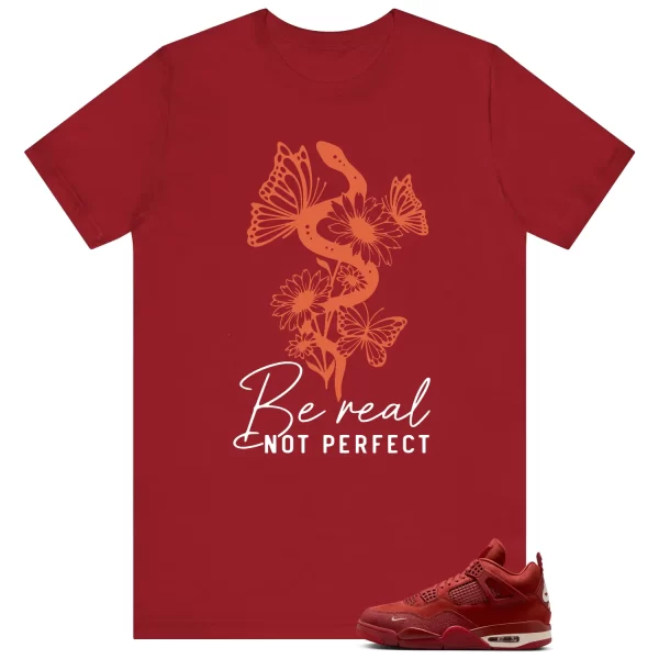 Be Real T-Shirt to Match Nigel Sylvester x Air Jordan 4 Brick by Brick HF4340-800