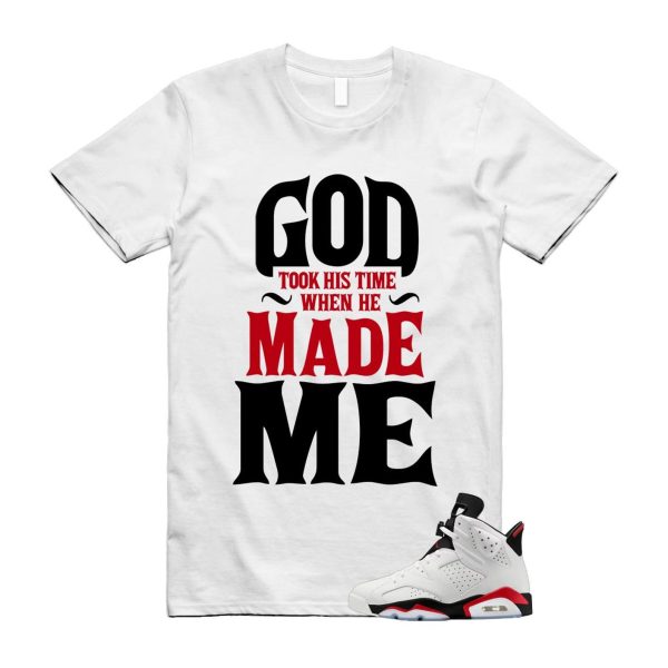 6 Fire Red Summit White Black T Shirt Match GTHT CT8529-120