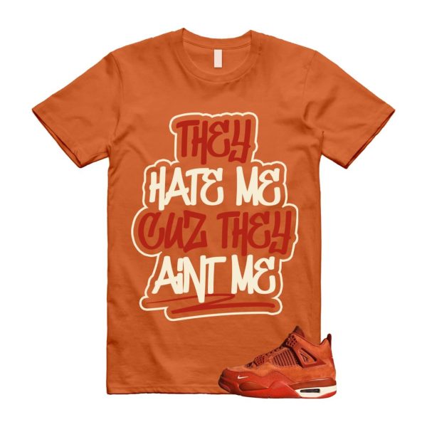 4 Brick By Brick Cinnabar Firewood Orange T Shirt Match AINT, HF4340-800 Sneaker Match Tees