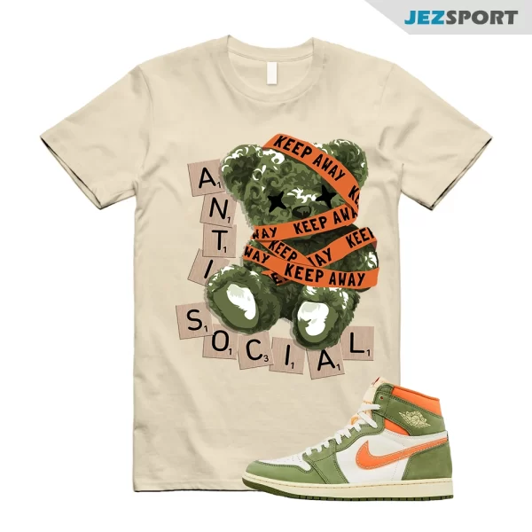 ANTI T Shirt for 1 High Celadon Sky J Light Olive Bright Mandarin Coconut Milk ,FB9934-300