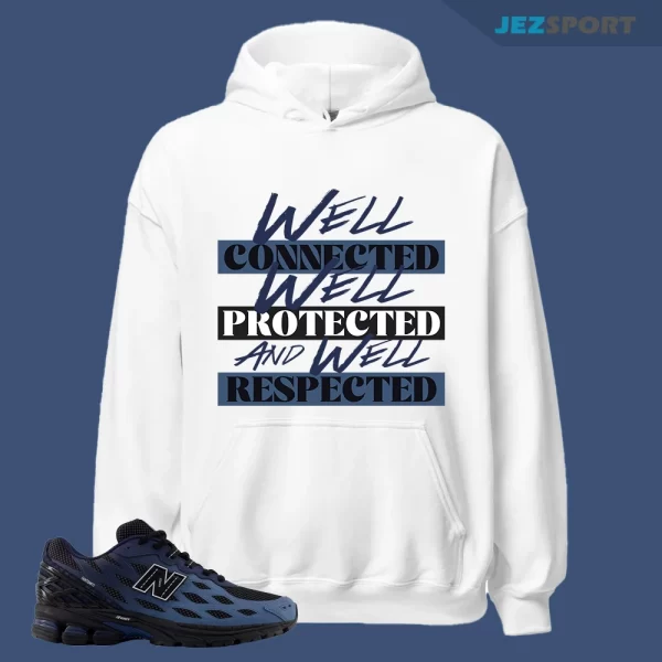 New Balance 1906W Black Dark Shoreline Blue U1906WNS Matching WELL Hoodie