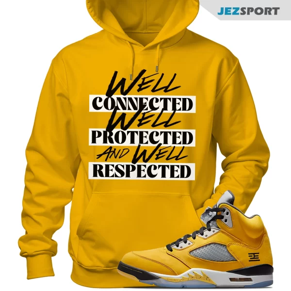 WELL Unisex HoodieTo Match Jordan 5 Retro Tokyo T23 IO3372-700 Sneaker Match Hoodies