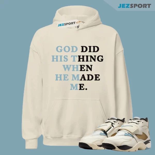 Air Diamond Turf Must Be the Money IF2534-100 Matching God Did His Thing Hoodie