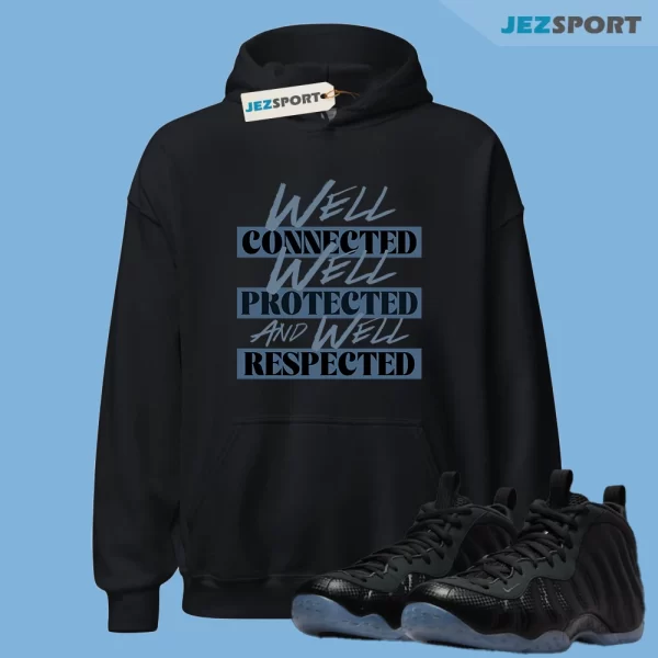 Air Foamposite One Carbon Fiber HF2902-002 Matching WELL Hoodie